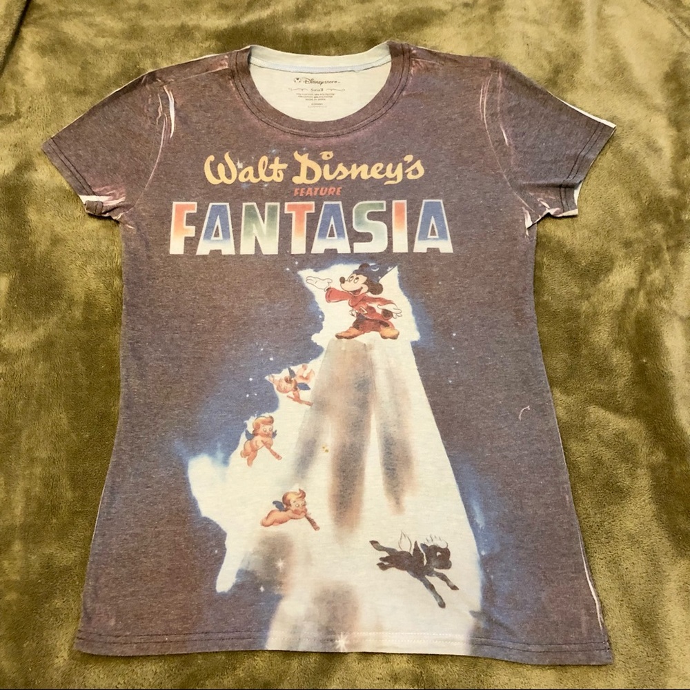 Disney Fantasia Blue Shirt from Mid-2000s